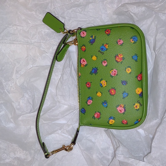 😺COACH Nolita 15 Mini Vintage Rose Print - Picture 9 of 13